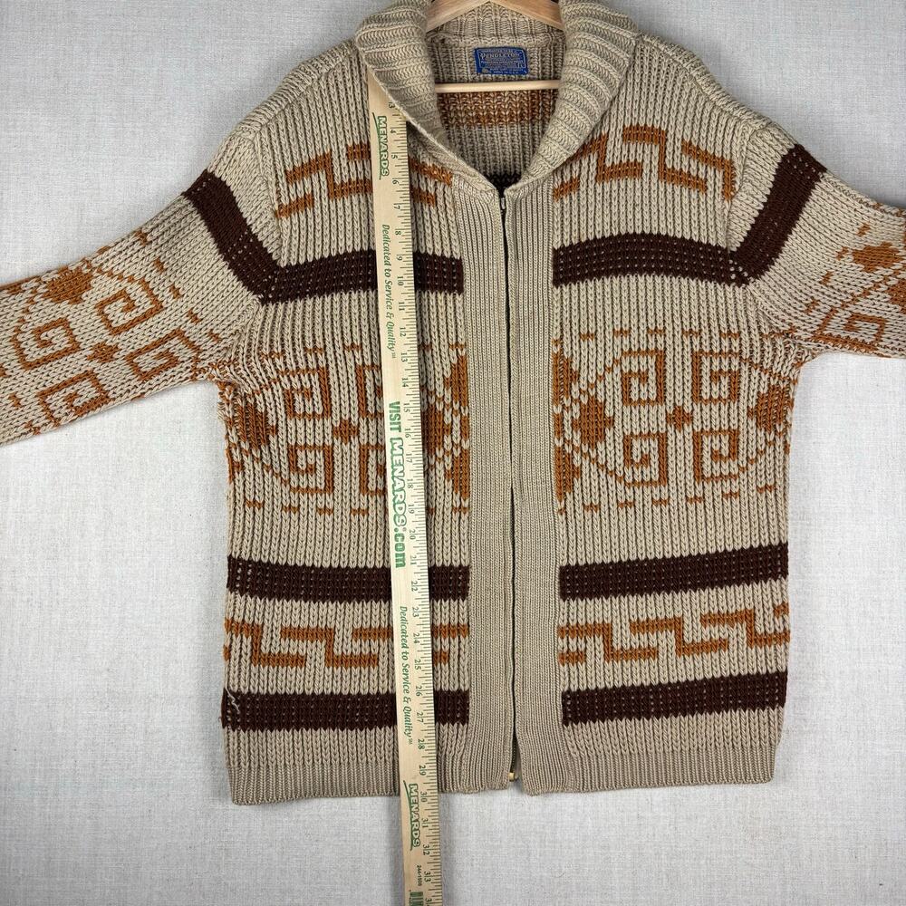 Vintage Pendleton Big Lebowski Westerly 1970s Original Cardigan Sweater Large - Picture 10 of 10